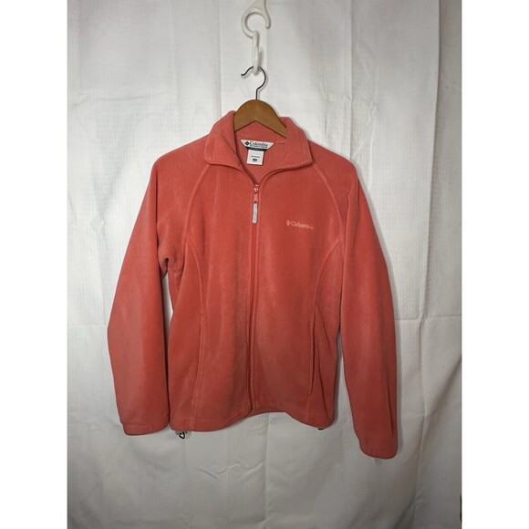 Columbia Jackets & Blazers - Columbia Womens Small Fleece Full Zip jacket Coral